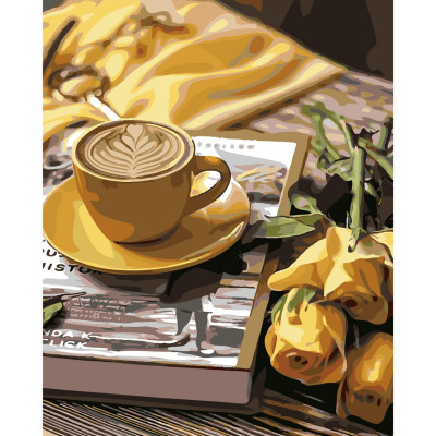 Картина за номерами Сніданок із квітами 2 40х50 см SY6075