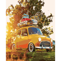 Картина за номерами У ретро відпустку 40х50 см SY6077