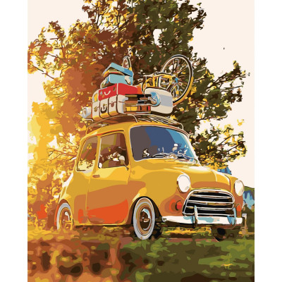 Картина за номерами У ретро відпустку 40х50 см SY6077 Картина за номерами У ретро відпустку 40х50 см SY6077