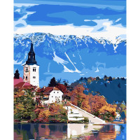 Картина за номерами Скандинавський краєвид 40х50 см SY6078