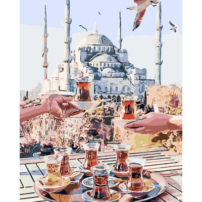 Картина по номерам Турецкий чай 40х50 см SY6093
