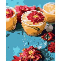 Картина за номерами Коктейлі із квітами 40х50 см SY6109