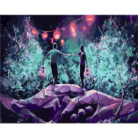 Картина за номерами Фантастичне побачення 40х50 см SY6111