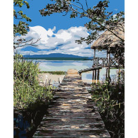 Картина за номерами Дорога до озера 40х50 см SY6121