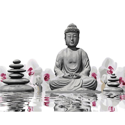 Картина по номерам Мудрость Будды 40х50 см SY6132