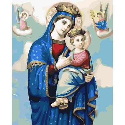 Картина за номерами Матір Божа 40х50 см SY6141