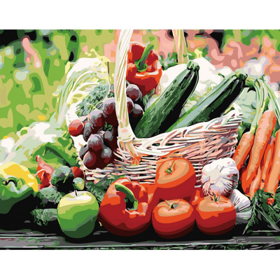Картина за номерами Соковиті овочі 40х50 см SY6147
