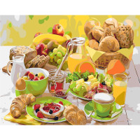 Картина за номерами Літній сніданок 40х50 см SY6153