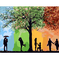 Картина по номерам Времена отношений 40х50 см SY6190