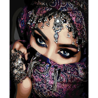 Картина по номерам Восточный взгляд 40х50 см SY6198