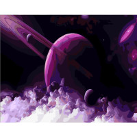 Картина по номерам Фантастическая галактика 40х50 см SY6200