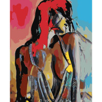 Картина по номерам Акварельная девушка 40х50 см SY6212