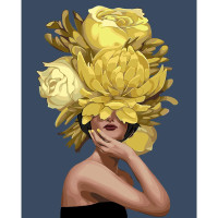 Картина за номерами Думки, що квітнуть 2 40х50 см SY6222