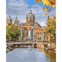 Картина за номерами Осінь над містом 40х50 см SY6248