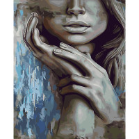 Картина за номерами Елегантні риси 40х50 см SY6290