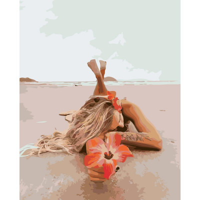 Картина за номерами Релакс на пляжі 40х50 см SY6308