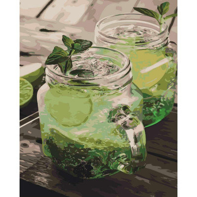 Картина по номерам Лаймовый напиток 40х50 см SY6427 Картина по номерам Лаймовый напиток 40х50 см SY6427