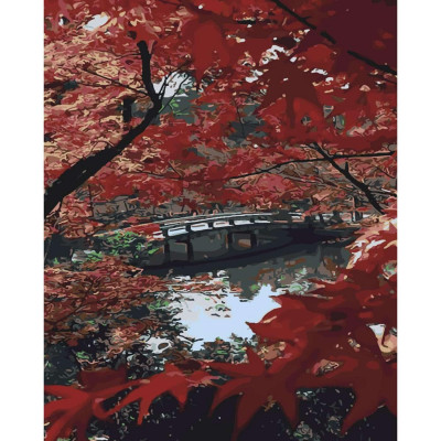 Картина по номерам Красные листья 40х50 см SY6439