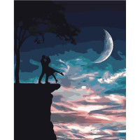 Картина за номерами Кохання на краю 40х50 см SY6481