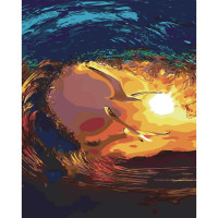 Картина по номерам Лови волну! 40х50 см SY6513