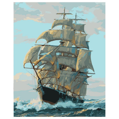 Картина за номерами Корабель 40х50 см VA-0038