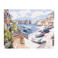 Картина по номерам Летний городской пейзаж 40х50 см VA-0231