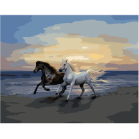 Картина за номерами Чорно-біла шляхетність 40х50 см VA-0305