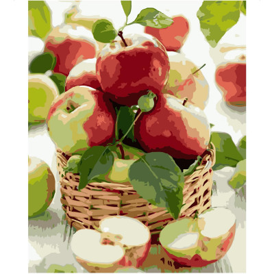 Картина за номерами Соковиті яблучка 40х50 см VA-0364