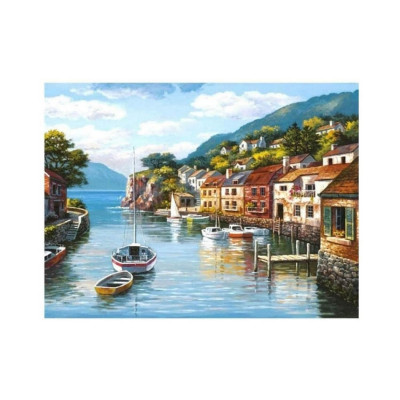 Затишний міський пейзаж 40х50 см VA-0408 Затишний міський пейзаж 40х50 см VA-0408