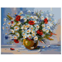 Картина по номерам Букет полевых цветов 40х50 см VA-0673