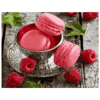 Картина за номерами Малинові макаруни 40х50 см VA-0777