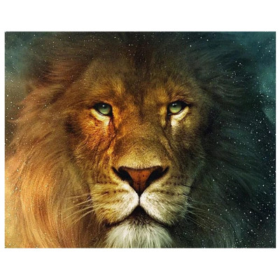 Картина по номерам Лев - царь зверей 40х50 см VA-0899