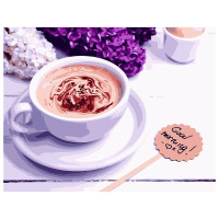 Картина за номерами Ароматна кава 40х50 см VA-1095