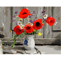 Картина за номерами Букет із домашнього саду 40х50 см VA-1221