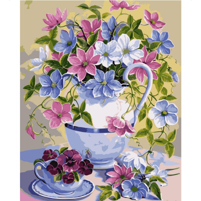 Картина по номерам Букет-непорочность 40х50 см VA-1346 Картина по номерам Букет-непорочность 40х50 см VA-1346
