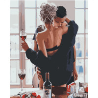 Картина по номерам Оттенки черного 40х50 см VA-1555