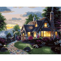 Картина по номерам Сказочный дом 40х50 см VA-1702