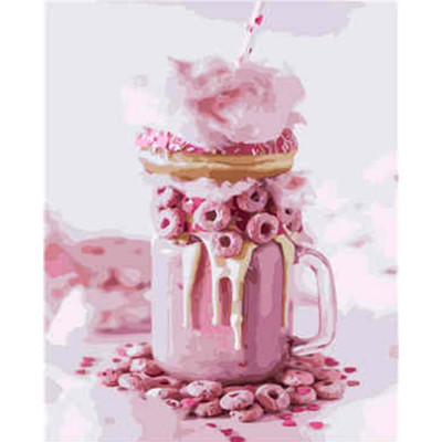 Картина по номерам Розовый десерт 40х50 см VA-1761