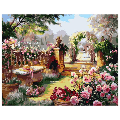 Картина по номерам Таинственный сад 40х50 см VA-1795