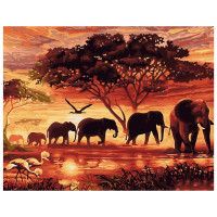 Картина по номерам Африка 40х50 см VA-2104