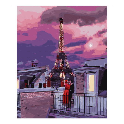 Картина по номерам Город любви на закате 40х50 см VA-2526