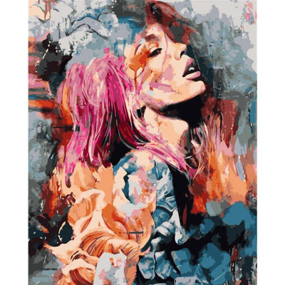 Картина по номерам Девушка-акварель 40х50 см VA-2565 Картина по номерам Девушка-акварель 40х50 см VA-2565