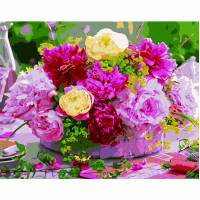 Картина по номерам Разноцветный букет 2 40х50 см VA-2642