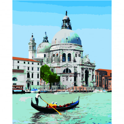 Картина по номерам Венецианский гондольер 40х50 см VA-2735
