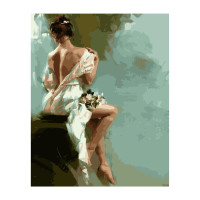 Картина за номерами Крихка дівчина 40х50 см VA-2826