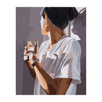 Картина за номерами Дівчина 40х50 см VA-2841