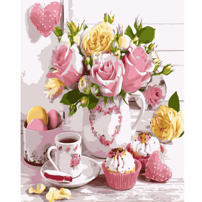 Картина по номерам Уютный натюрморт 40х50 см VA-2968 Картина по номерам Уютный натюрморт 40х50 см VA-2968