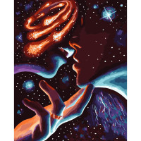Картина за номерами Космічна любов 40х50 см VA-3039