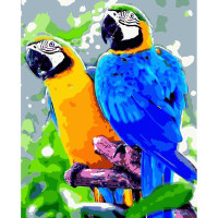 Картина по номерам Веселые Ара 40х50 см VA-3176