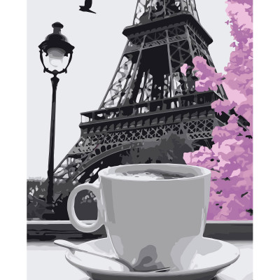 Картина по номерам Кофе в Париже 40х50 см VA-3177